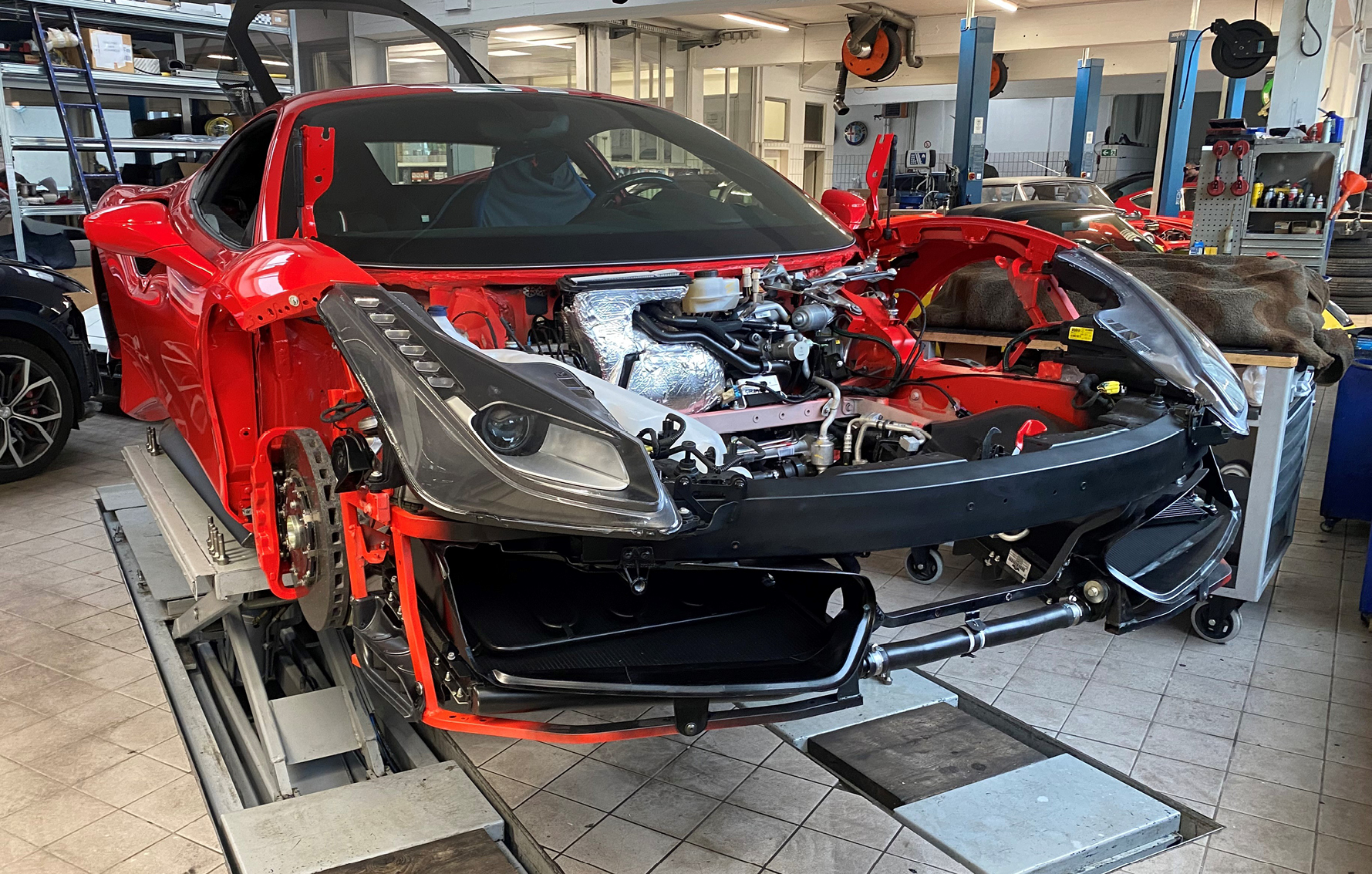 Ferrari Reparatur